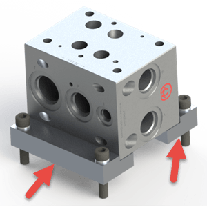 Bar Manifold Mounting kits sectional assembly