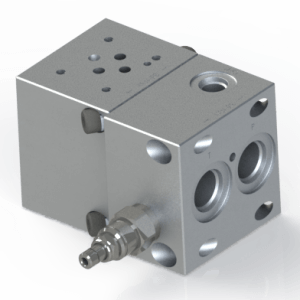 NG6 D03 4401–03–02–0–05 Bar Manifold Modular Sectional with SAE J1926-1 ORB Oring Boss port, ISO 11926-1, T-10A Releif Module