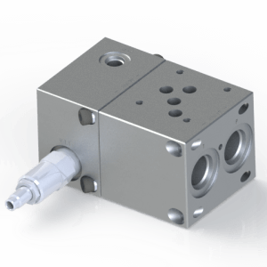 NG10 D05 4401–05–04–0–05 Bar Manifold Modular Sectional with SAE J1926-1 ORB Oring Boss port, ISO 11926-1, C10-2 Releif Module