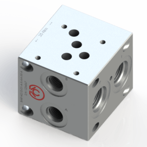 NG10 D05 4401–05–04–0–05 Bar Manifold Modular Sectional with SAE J1926-1 ORB Oring Boss port, ISO 11926-1