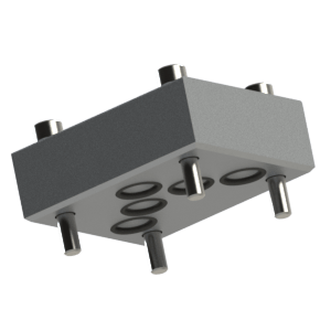 Used to Block Off, Cap, Blank off a NG10 D05 Modular BAR Manifold Interface