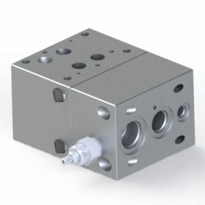 NG16 D07 4401–07–07–0–05 Bar Manifold Modular Sectional with SAE J1926-1 ORB Oring Boss port, ISO 11926-1, T-3A Releif Module