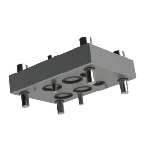 Used to Block Off, Cap, Blank off a NG16 D07 Modular BAR Manifold Interface