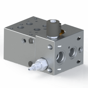 NG25 D08 4401–08–08–0–05 Bar Manifold Modular Sectional with SAE J1926-1 ORB Oring Boss port, ISO 11926-1, C10-2 Releif  C10-2 Unloading valve Module
